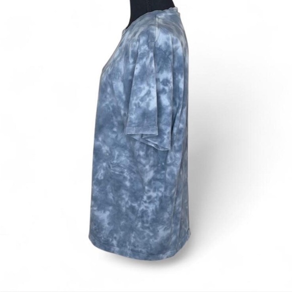 Everlane Men's Short Sleeve Blue Tie-Dye 100% Cotton Tee Sz. XL - Picture 3 of 6